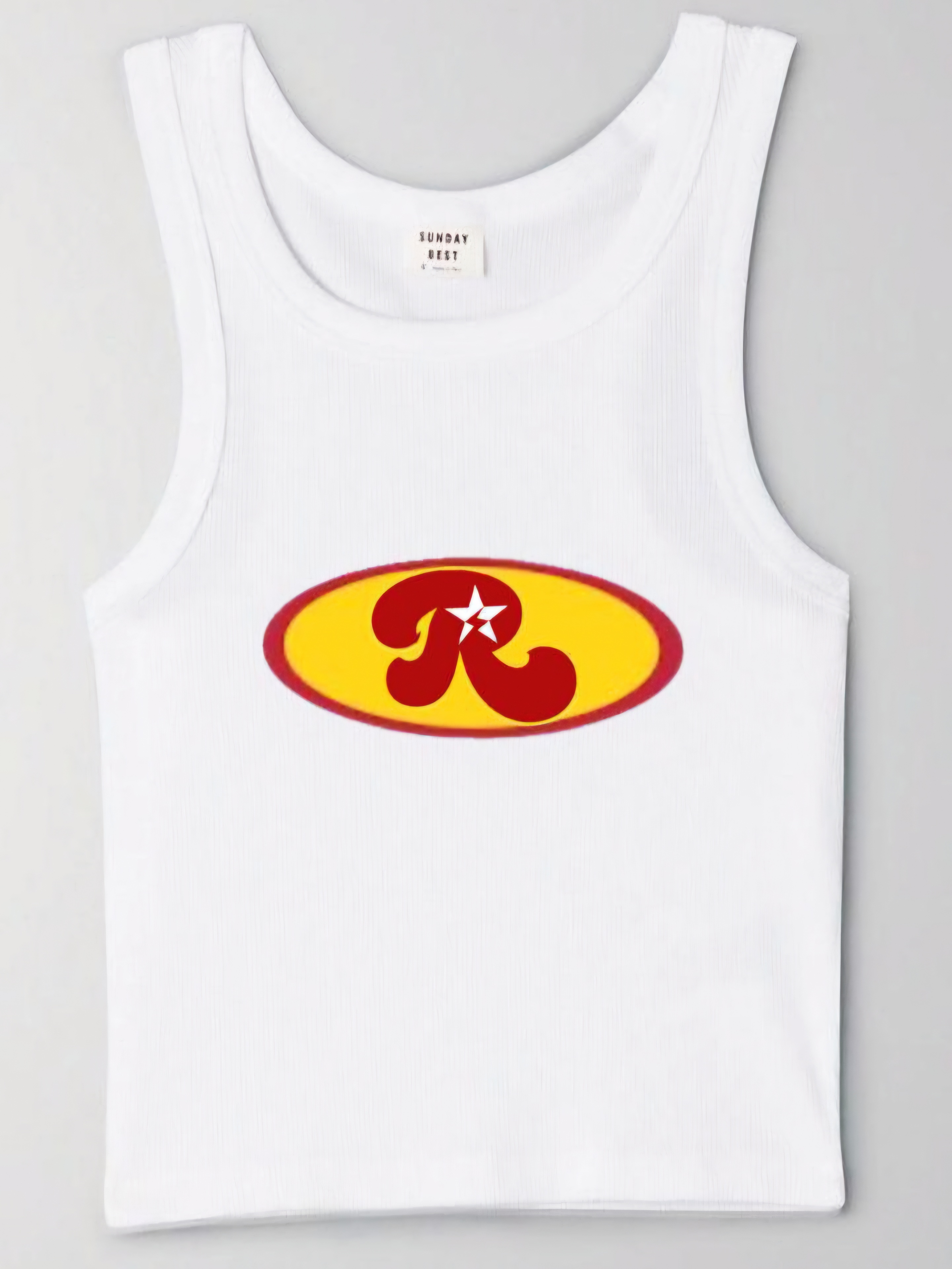White Rand Rebellion Tank Top